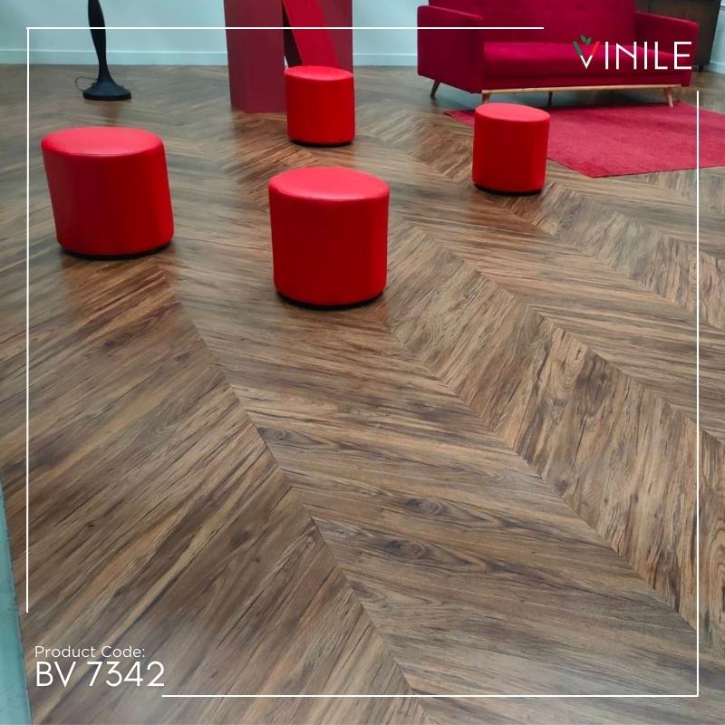 LVT flooring by Vinile Wood Series Product Code: BV 7342