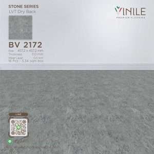 Vinile LVT Stone Series flooring, Product Code BV 2172, showcasing a realistic stone pattern