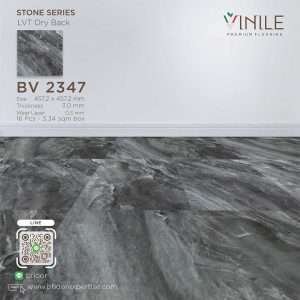 Vinile LVT Stone Series flooring, Product Code BV 2347, showcasing a realistic stone pattern