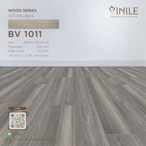 Vinile LVT Wood Series flooring, Product Code BV 1011, showcasing a realistic stone pattern