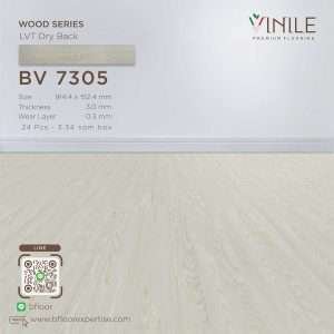 Vinile LVT Wood Series flooring, Product Code BV 7305, showcasing a realistic stone pattern