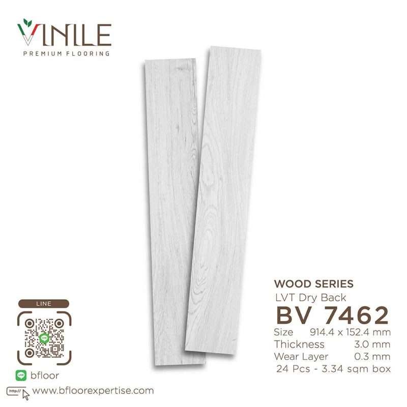Vinile LVT Wood Series flooring, Product Code BV 7462, showcasing a realistic stone pattern