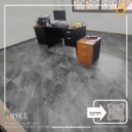 Premium,stone series-grey color dark tone LVT Vinyl Flooring (Code BV 2347) for Commercial and Residential Use