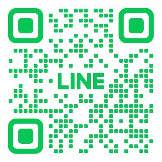 Scan Line ID QR code to connect with Bfloor Expertise for flooring and automatic door inquiries.