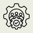 Expert installation icon for Bfloor Expertise's professional flooring and automatic door installation services.