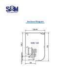 SEM 125 Door Control System with brushless motor and digital screen.