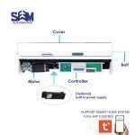 SEM CS1 Household Sliding Automatic Door with tooth belt drive