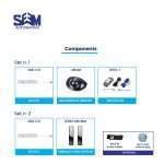 SEM CS1 Household Sliding Automatic Door with tooth belt drive