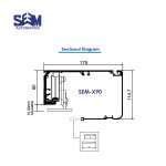 SEM X90 Door Control System with brushless motor and advanced features.