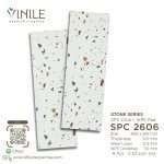 Vinile SPC Stone Series flooring, Product Code SPC 2606, showcasing Real Stone pattern