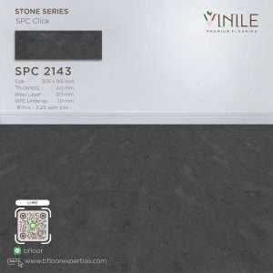 Vinile SPC Stone Series flooring, Product Code SPC 2143, showcasing Real Stone pattern