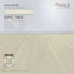 Vinile SPC Wood Series flooring, Product Code SPC 160, showcasing wood grain pattern