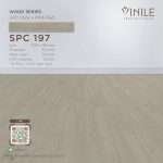 Vinile SPC Wood Series flooring, Product Code SPC 197, showcasing wood grain pattern