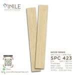Vinile SPC Wood Series flooring, Product Code SPC 423, showcasing wood grain pattern