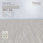 Vinile SPC Wood Series flooring, Product Code SPC 26, showcasing wood grain pattern