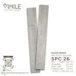 Vinile SPC Wood Series flooring, Product Code SPC 26, showcasing wood grain pattern