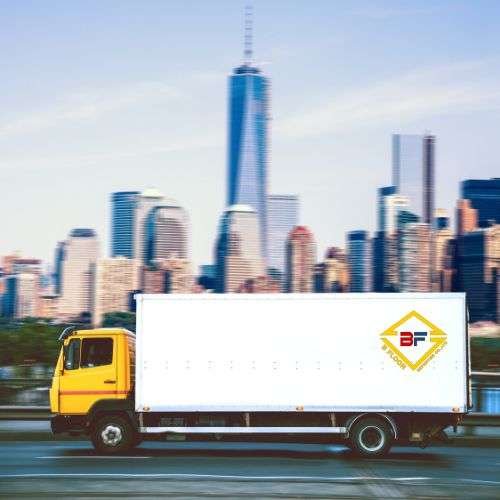 Efficient logistics and delivery services by Bfloor Expertise for flooring and automatic door products.