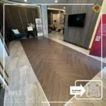 Premium,wood-series-brown-dark-tone LVT Vinyl Flooring (Code BV 7256) for Commercial and Residential Use