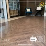 Premium,wood-series-brown-dark-tone LVT Vinyl Flooring (Code BV 7342) for Commercial and Residential Use