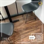 Premium,wood-series-brown-dark-tone LVT Vinyl Flooring (Code BV 7342) for Commercial and Residential Use