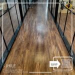 Premium,wood-series-brown-dark-tone LVT Vinyl Flooring (Code BV 7342) for Commercial and Residential Use