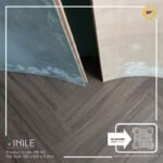 VINILE SPC Click Flooring Code HB 141 Herringboneseries light tone look, 5 mm thick, 100% waterproof.