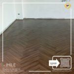 VINILE SPC Click Flooring Code HB 141 Herringboneseries light tone look, 5 mm thick, 100% waterproof.