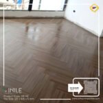 VINILE SPC Click Flooring Code HB 141 Herringboneseries light tone look, 5 mm thick, 100% waterproof.