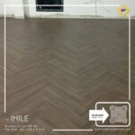 VINILE SPC Click Flooring Code HB 141 Herringboneseries light tone look, 5 mm thick, 100% waterproof.