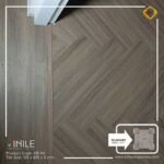 VINILE SPC Click Flooring Code HB 141 Herringboneseries light tone look, 5 mm thick, 100% waterproof.