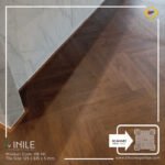 VINILE SPC Click Flooring Code HB 141 Herringboneseries light tone look, 5 mm thick, 100% waterproof.