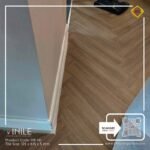 VINILE SPC Click Flooring Code HB 141 Herringboneseries light tone look, 5 mm thick, 100% waterproof.