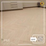 VINILE SPC Click Flooring Code HB 158 Herringboneseries light tone look, 5 mm thick, 100% waterproof.