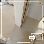 VINILE SPC Click Flooring Code HB 158 Herringboneseries light tone look, 5 mm thick, 100% waterproof.