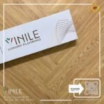 VINILE SPC Click Flooring Code HB 172 Herringboneseries medium tone look, 5 mm thick, 100% waterproof.