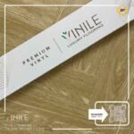 VINILE SPC Click Flooring Code HB 172 Herringboneseries medium tone look, 5 mm thick, 100% waterproof.