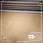 VINILE SPC Click Flooring Code HB 172 Herringboneseries medium tone look, 5 mm thick, 100% waterproof.