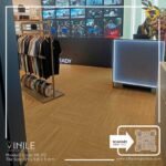 VINILE SPC Click Flooring Code HB 172 Herringboneseries medium tone look, 5 mm thick, 100% waterproof.