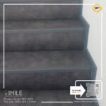 VINILE SPC Click Flooring Code SPC 2143 stone series dark tone look, 5 mm thick, 100% waterproof.