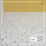 VINILE SPC Click Flooring Code SPC 2606 stone series terrazzo light tone look, 5 mm thick, 100% waterproof.