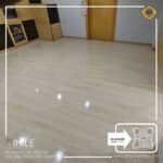 VINILE SPC Click Flooring Code SPC 160 wood brown light tone look, 5 mm thick, 100% waterproof.