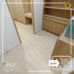VINILE SPC Click Flooring Code SPC 160 wood brown light tone look, 5 mm thick, 100% waterproof.