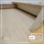 VINILE SPC Click Flooring Code SPC 160 wood brown light tone look, 5 mm thick, 100% waterproof.