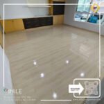 VINILE SPC Click Flooring Code SPC 160 wood brown light tone look, 5 mm thick, 100% waterproof.