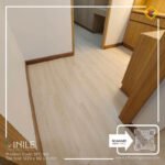 VINILE SPC Click Flooring Code SPC 160 wood brown light tone look, 5 mm thick, 100% waterproof.