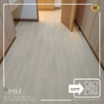 VINILE SPC Click Flooring Code SPC 160 wood brown light tone look, 5 mm thick, 100% waterproof.