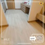VINILE SPC Click Flooring Code SPC 160 wood brown light tone look, 5 mm thick, 100% waterproof.
