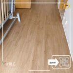 VINILE SPC Click Flooring Code SPC 17 wood medium tone look, 5 mm thick, 100% waterproof.
