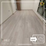 VINILE SPC Click Flooring Code SPC 197 wood grey medium tone look, 5 mm thick, 100% waterproof.
