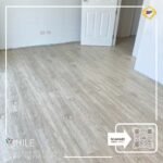 VINILE SPC Click Flooring Code SPC 735 wood grey light tone look, 5 mm thick, 100% waterproof.